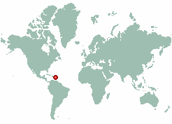 George Hill in world map